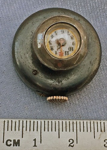 Rare antique button - antique, hole