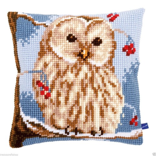 Chunky cross stitch cushion - cross,