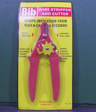Bib Wire Stripper & Cutter - Light Duty Twin Flex Cable Insulation Stripper 8B