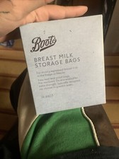 Boots Breast Milk Storage Bags