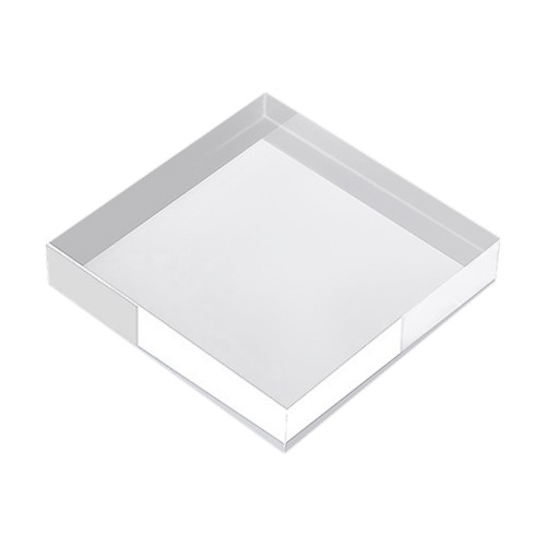 Clear acrylic geometric - acrylic, photo
