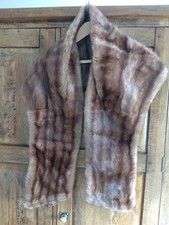 Vintage Fur Stole Shawl Wrap