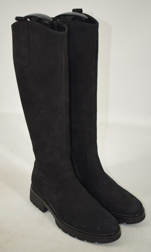 Ladies gabor black suede - ladies,