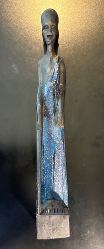 African carved wood tribal - african,