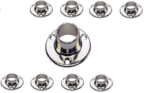 Round wardrobe rail support - wardrobe,