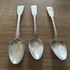 Silver Teaspoons 2 Georgian x