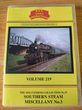 Southern Steam Miscellany 3, B&R Video Volume 219 railway trains dvd