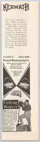 Kermath marine boat motor - boat,