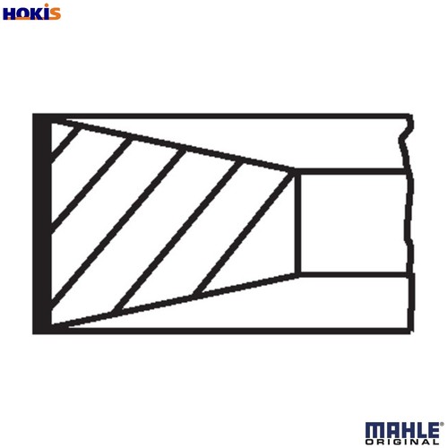 Piston ring kit - piston, n0