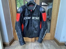 Dainese Racing 3 Euro size 50 Leather Motorbike Jacket
