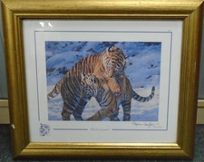 FRAMED PRINT " Winter Games " By Stephen Gayford No 482/1100 - 2007