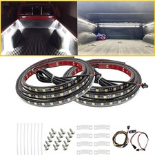 2x 60" 180LED White Cargo Bed Night Work Light Strip Bar Cargo Van Pickup Truck