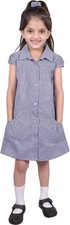 Girls Gingham School Dress -