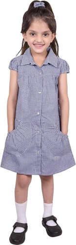 Girls gingham school dress - girls,