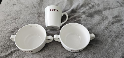 Costa coffee cups - set, 3
