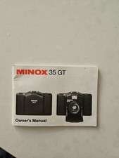 MINOX 35 GT Owners Manual