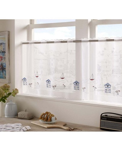 Seaside voile cafe - voile, panel