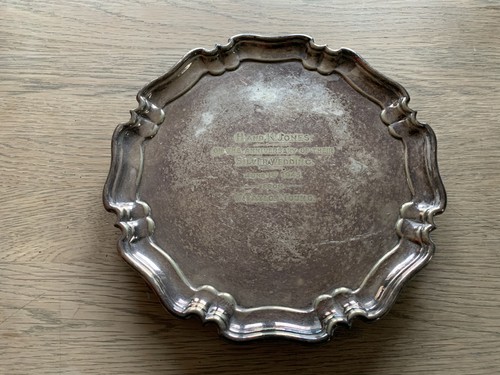 Antique engraved silver plated - silver,