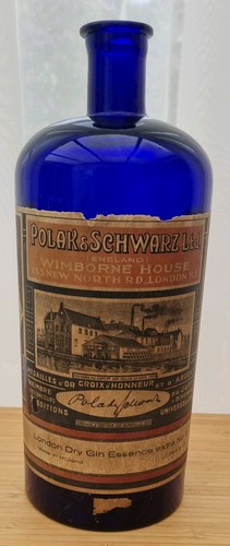 Large antique rare - rare, blue