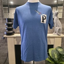 Parra Mens Blue Graphic T