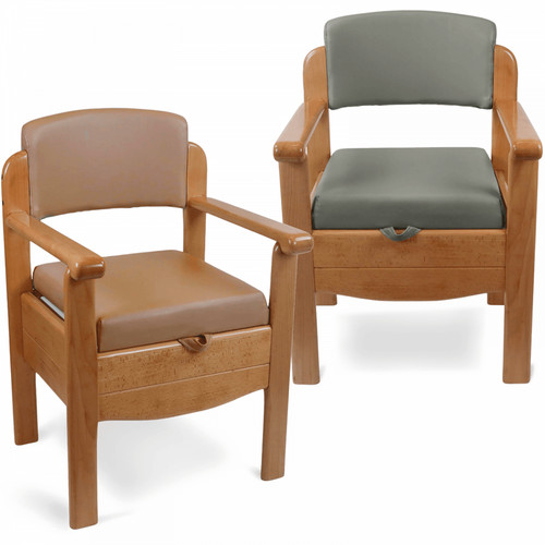 Wooden commode chair - wooden,