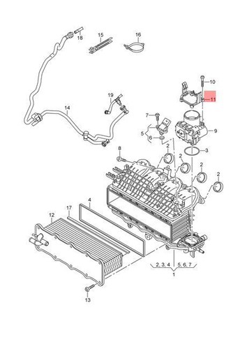 Genuine retaining bar audi - genuine,