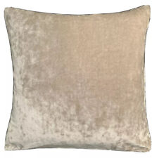 Beige Cushion Cover Plain Velvet Osborne & Little Fabric Square 16x16” Bargain