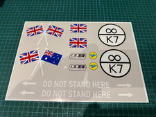 Bluebird k7 decals 1/6