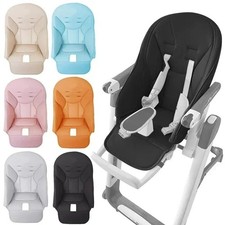 Baby High Chair Cushion Cover Seat Pad PU Leather Dining Booster Toddler Support