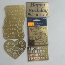 Embossing Plates Letters And Words