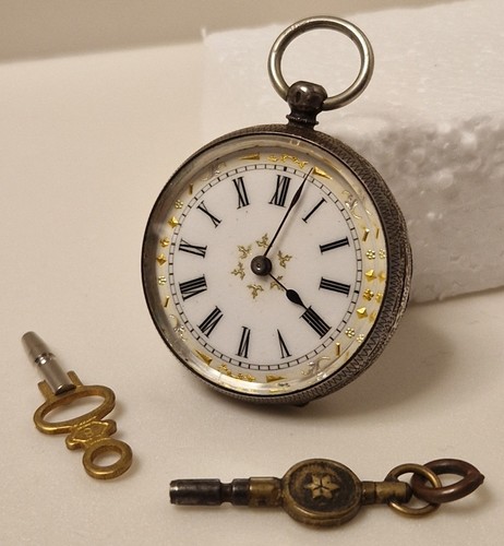 935 silver ladies fob - silver, watch