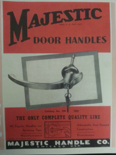 1939 majestic door handles - 1939,