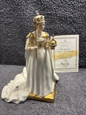 Royal Doulton Her Majesty Queen Elizabeth II 2002 Jubilee Figurine Coa 796/1500