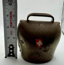 Vintage Swiss Cow Bell Villars