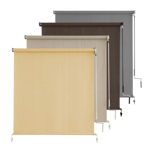 Cordless roll sun shades - roll, up