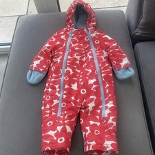 Baby Boden 6 Mths Thick Padded Showerproof Winter Snowsuit Good Used