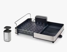 Joseph Joseph Rethink Your Sink - 2-piece Sink Organisation Set, Stainless Steel