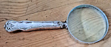 Vintage Sterling Silver Handled Magnifying Glass