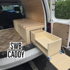 SWB Caddy bed, Bespoke Pull Out Bed For Vans, Campers, Boats. Micro camper Bed 