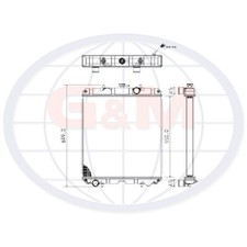 Radiator for SDMO Generator
