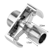 Copper Plated Wall Mount Claw Foot Adapter Adjustable Installation Hole