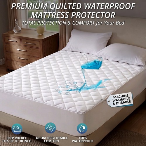 Extra deep quilted waterproof - quilted,