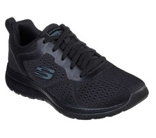 Skechers Bountiful Quick Path Womens Black Casual Sports Walking Trainers