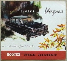 ROOTES SPECIAL ACCESSORIES