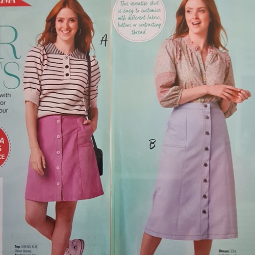 Prima sewing pattern - prima, buttoned