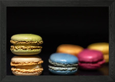 Macaroons Framed Wall Art