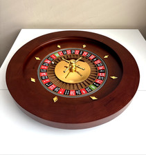 Solid Mahogany Roulette Wheel