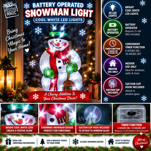 Festive magic snowman - festive,