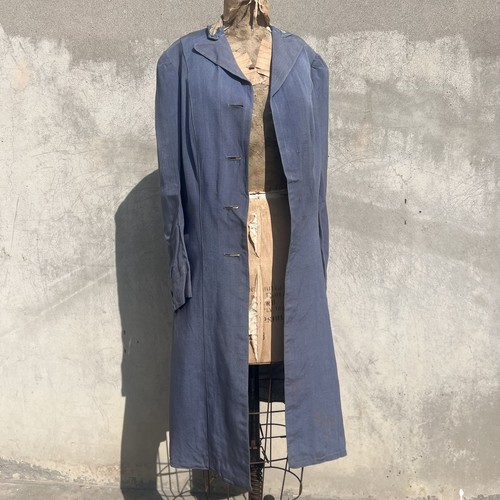 Antique edwardian blue - blue, linen