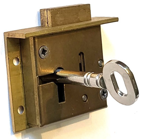 Solid brass cut cupboard - solid,